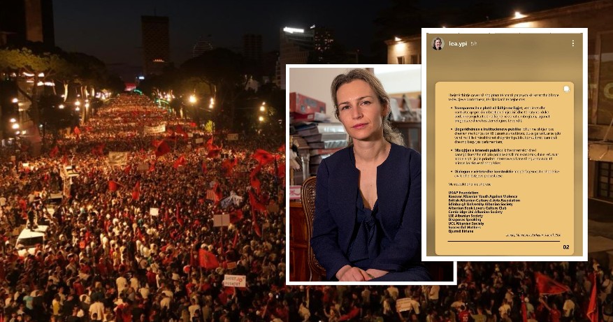  Mbështesim protestat  ndalni dhunën ndaj qytetarëve   Lea Ypi ndan letrën e hapur të Diasporës Shqiptare për revoltën kundër    