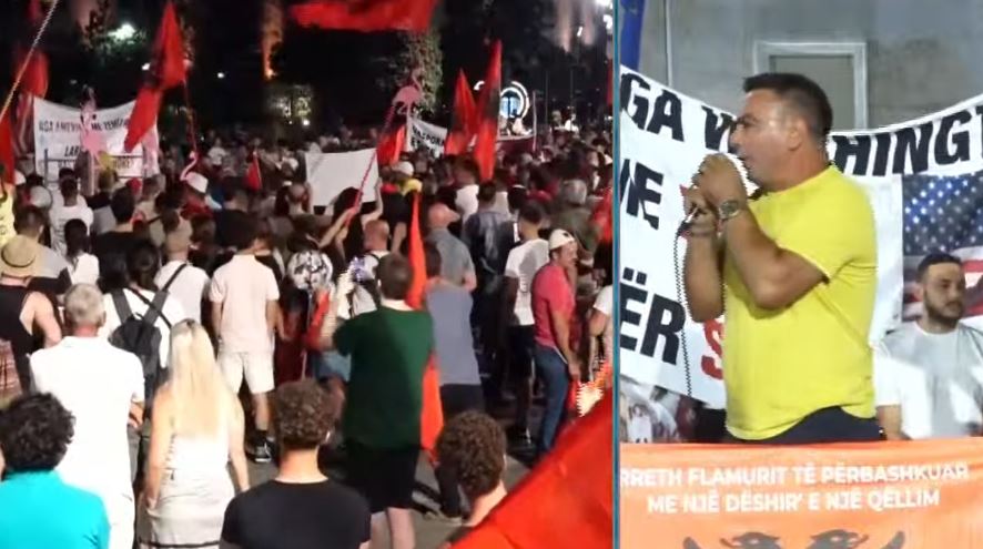 Çohuni nga kafet  duan të na largojnë nga vendi     Protestuesi me tone të forta  Po bëjnë realitet deklara   