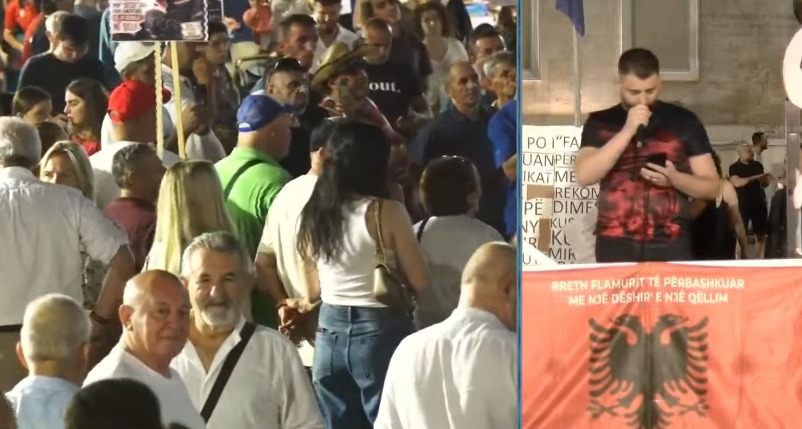Protestuesit kërkojnë dorëheqjen e Ramës  qytetari  Shpopullimi i shqiptarëve është pjesë e një skenari më të gjerë  Mesazhi i   