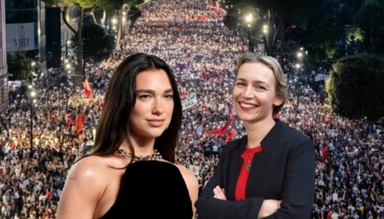 66 ditë revoltë kundër Ramës  Dua Lipa dhe Lea Ypi tjetër mesazh shqiptarëve  Mos u dorëzoni  Protestat gjenerojnë ndryshim dh   