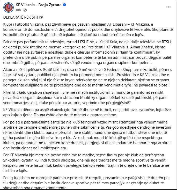 Postimi Vllaznia