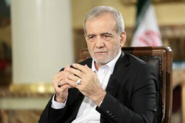 Aa 20240901 35535446 35535445 Iranian President Masoud Pezeshkian 696x464