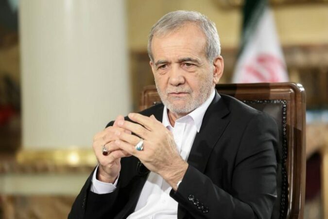Aa 20240901 35535446 35535445 Iranian President Masoud Pezeshkian 696x464