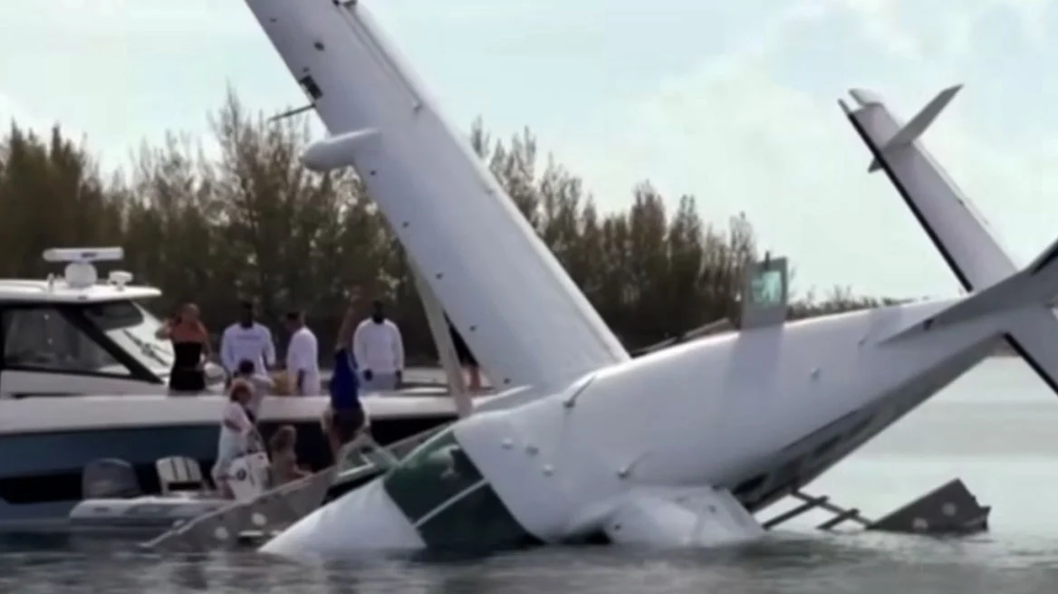 VIDEO  Hidroavioni përplaset me një skelë në Bahamas  momenti dramatik u filmua nga brenda kabinës