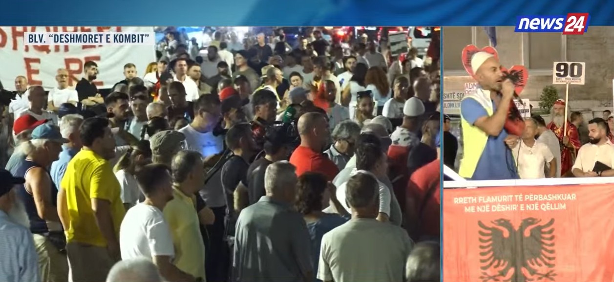 Aktivisti Arben Kola denoncon arrestimin e protestuesit para selisë së PS  Kishte me vete  armë te rrezikshme   ve   