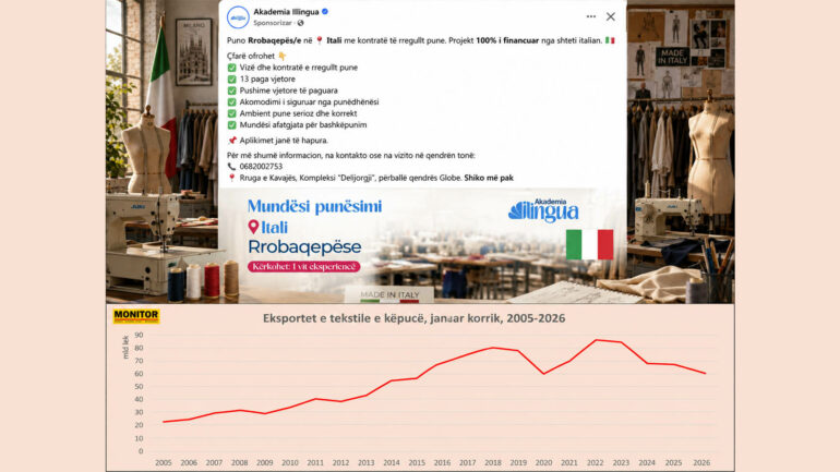 Shqipëria “mbushet” me punonjës aziatikë, fabrikat italiane të veshjeve marrin punonjës nga Shqipëria