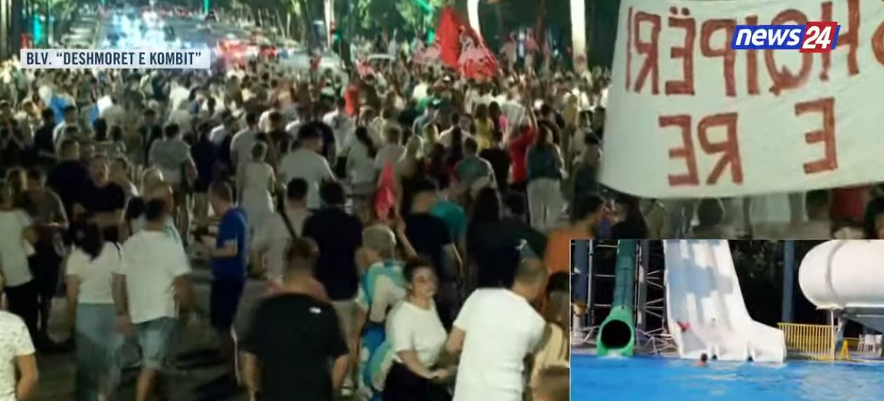 LIVE  Revolta e 80 të kundër qeverisë  pas fjalimeve te Kryeministria  nis marshimi në rrugët e Tiranës  Rama jepe dorëheqjen
