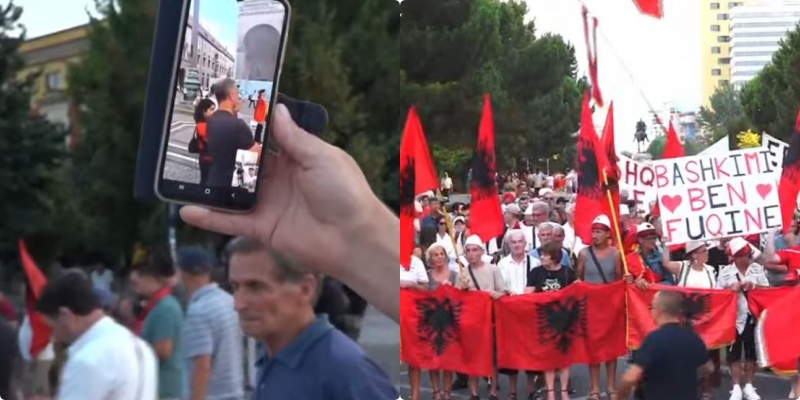 Revolta e 69 në Tiranë  Shqiptarët protestë edhe në Mynih  live në  News24   kërkohet largimi i Ramës  Diaspora ku   