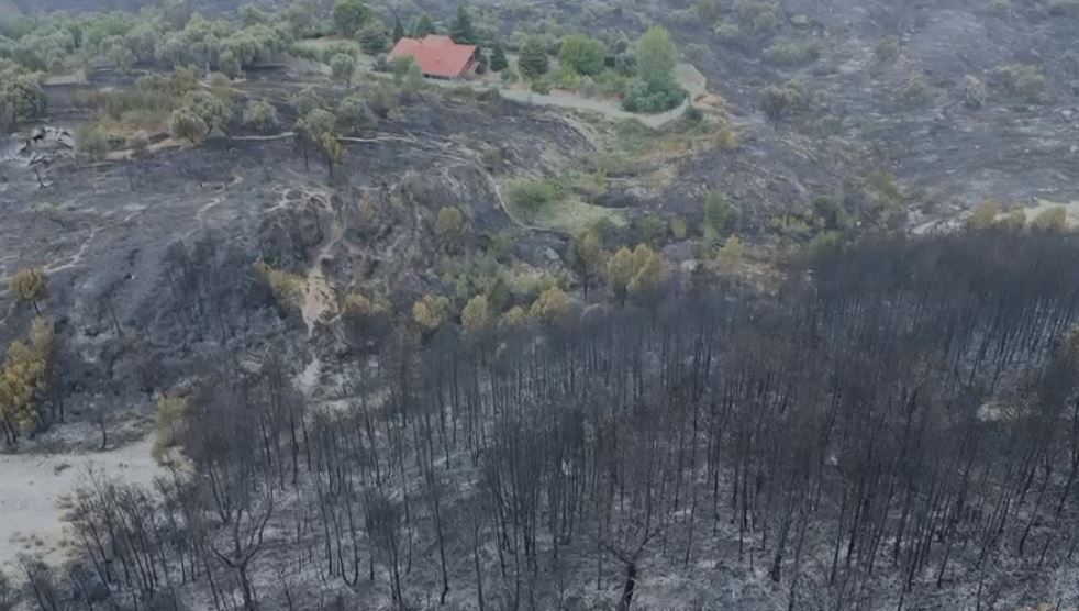 VIDEO  Çfarë la pas zjarri në Krujë  flakët rrezikuan banorët dhe shtëpitë