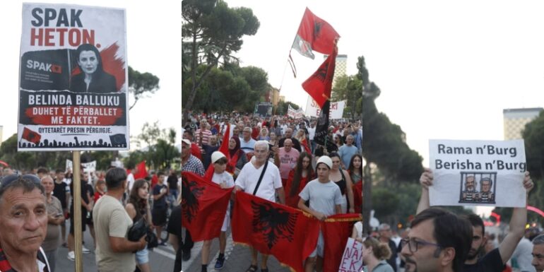 Protesta 63 Tirane