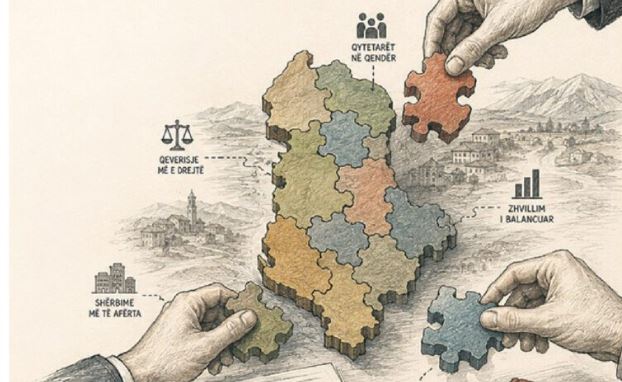 Harta e re me 46 bashki   Përvoja e 2014 ës si alarm  Bashkimi i njësive rriti taksat  por jo cilësinë e shërbimeve për qyteta   