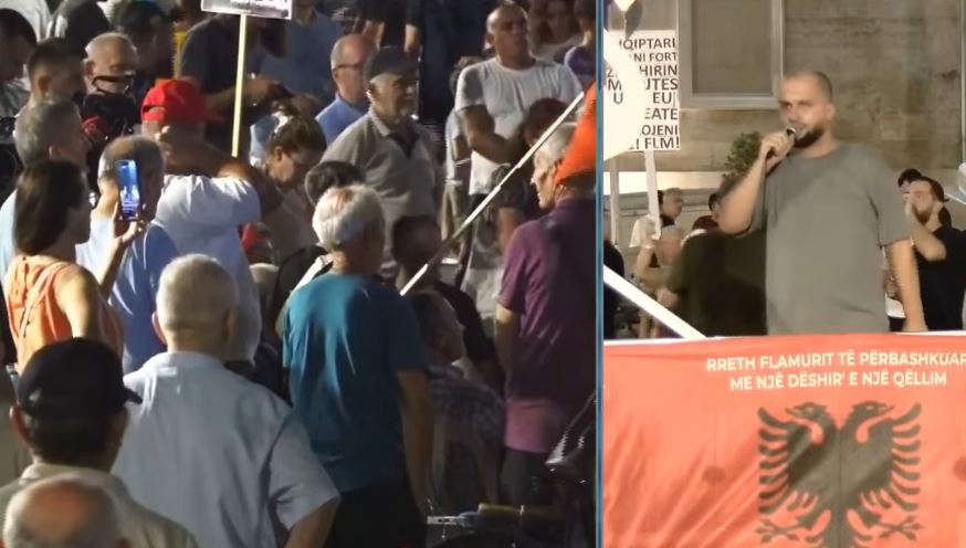 Edison Lika nga foltorja e protestës  Rama e bëri Shqipërinë pronë të 5 personave  të gjithë në shesh kundër regjimit