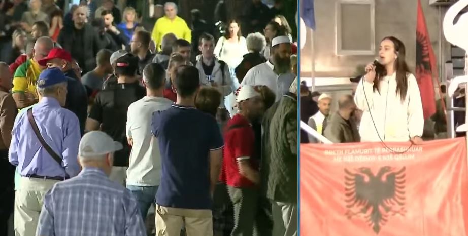 Nis protesta te Kryeministria   Aktivistja Sidorela Vatnikaj  Dejtoresha e SHISH i jepte informacione Ergys Agasit për t    