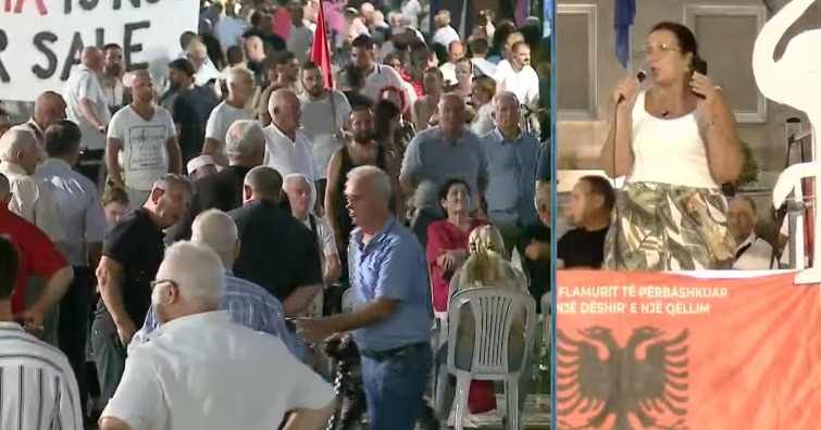  Çmimet më shtrenjtë se në Europë   protestuesja para Kryeministirsë  Bëjnë  hile  edhe te tarifat  na zhvasin edhe me ligj