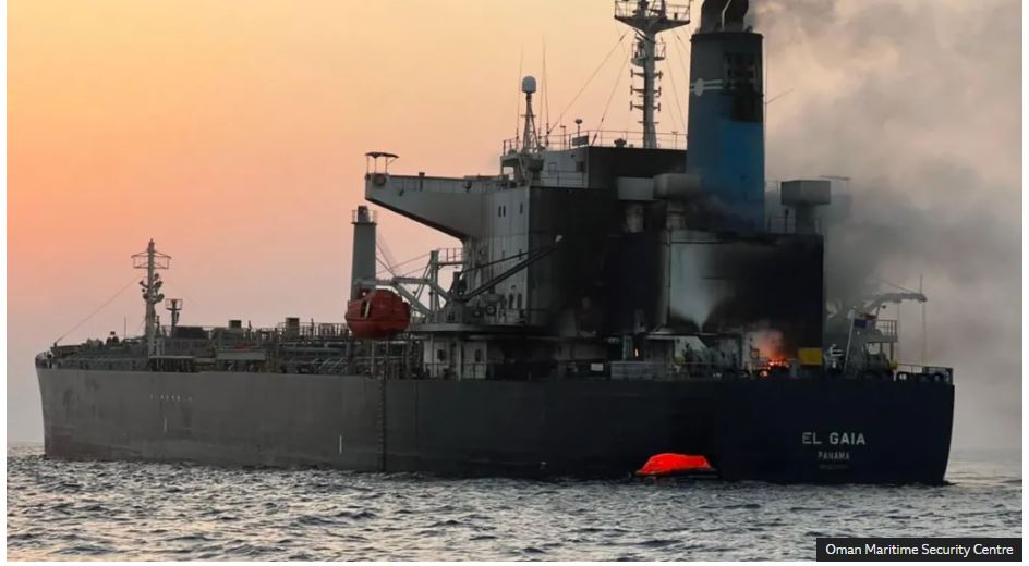 Sulm ndaj anijes me naftë në Hormuz  zhduken dy marinarët