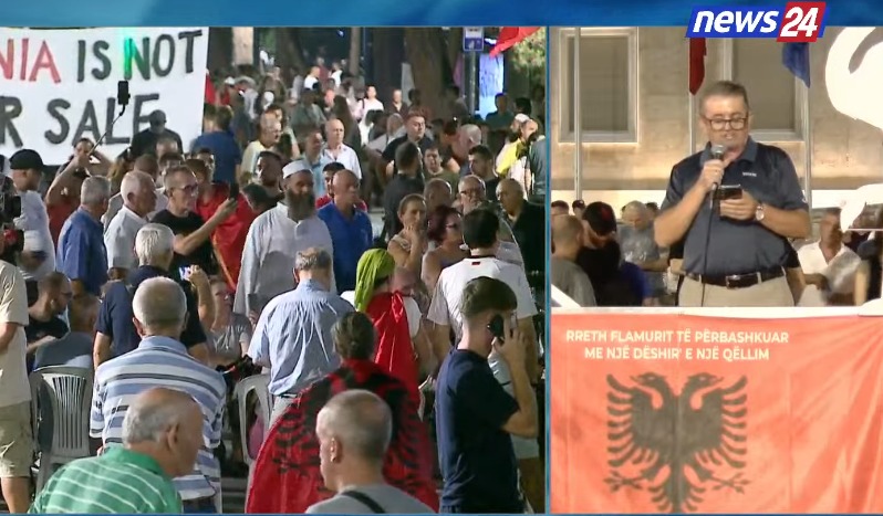 Dita e 103 të  Protestuesi tregon  recetën   Mos u përçani  vetëm të bashkuar rrëzojmë Ramën
