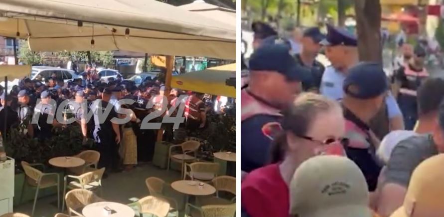  VIDEO  Mosbindja civile në Tiranë   Pamje nga dhuna e policisë ndaj protestuesve  efektivët marrin flamujt kombëtarë dh   