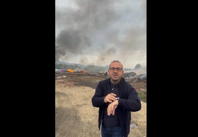 “Është mbytur zona, po helmohen njerëzit”, Korreshi ndan videon: Po digjen plehra në Krutje, skandal! O kafshë…