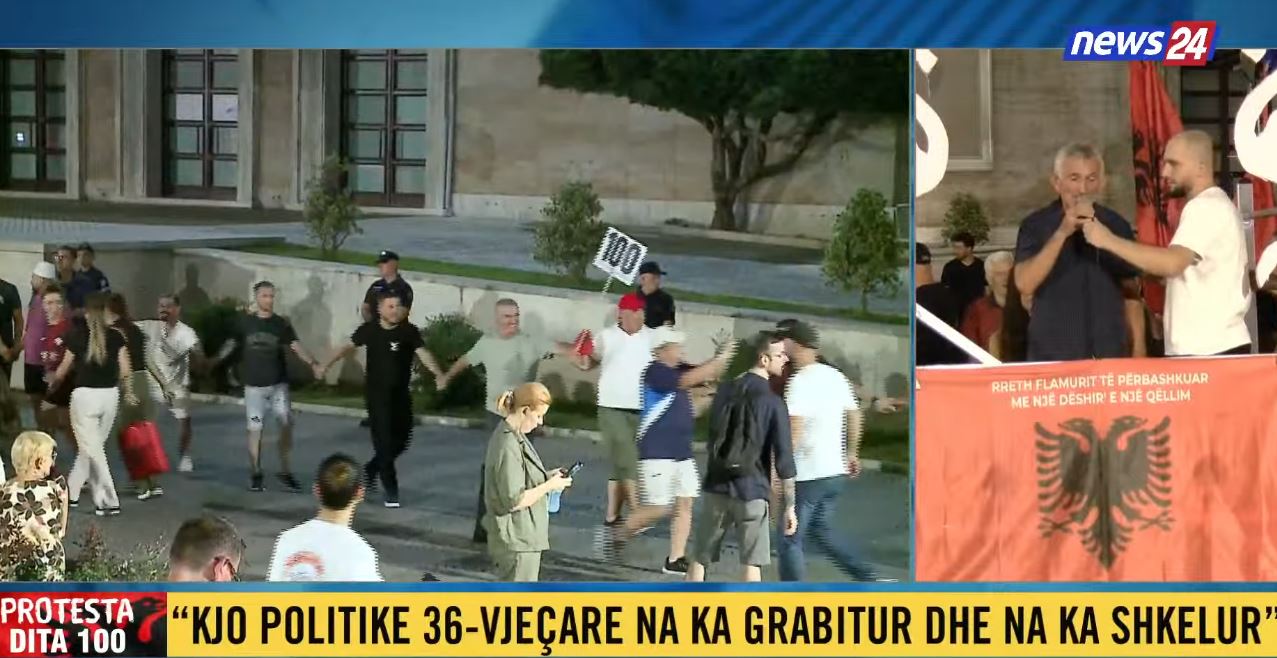 Protestuesit rrethojnë Kryeministrinë  Qeveri antikombëtare  Rama jep dorëheqjen