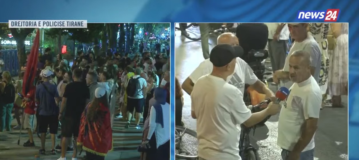 LIVE  Nga tubimi para Kuvendit  përballja me deputetët  te shoqërimi i rreth 20 protestuesve  Çfarë po ndodh para Drejtorisë s   