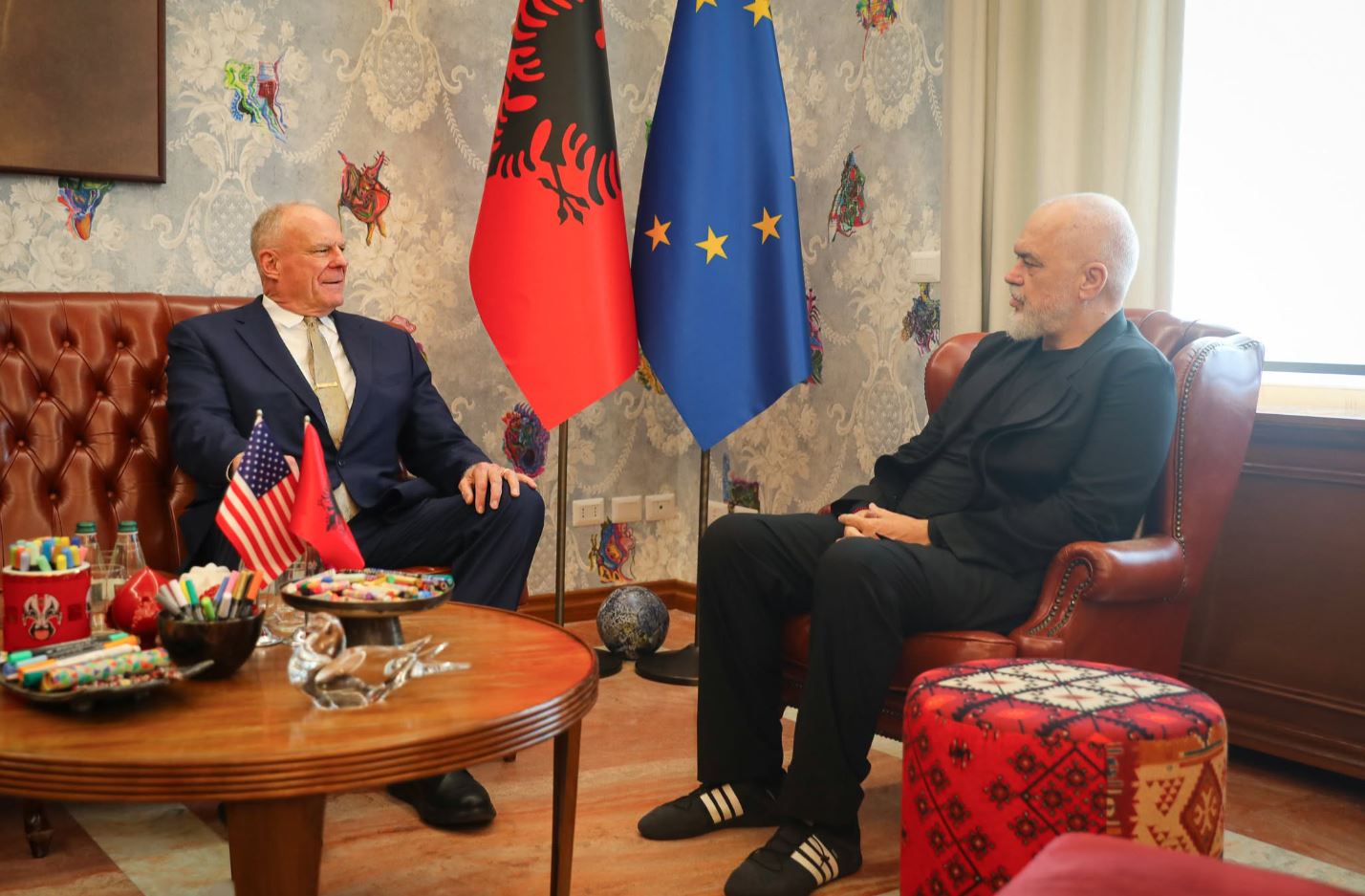 Takimi i Wendt me Ramën  Nga thellimi i bashkëpunimit në mbrojtje  te lufta kundër krimit të organizuar  ambasada amerikane zb   