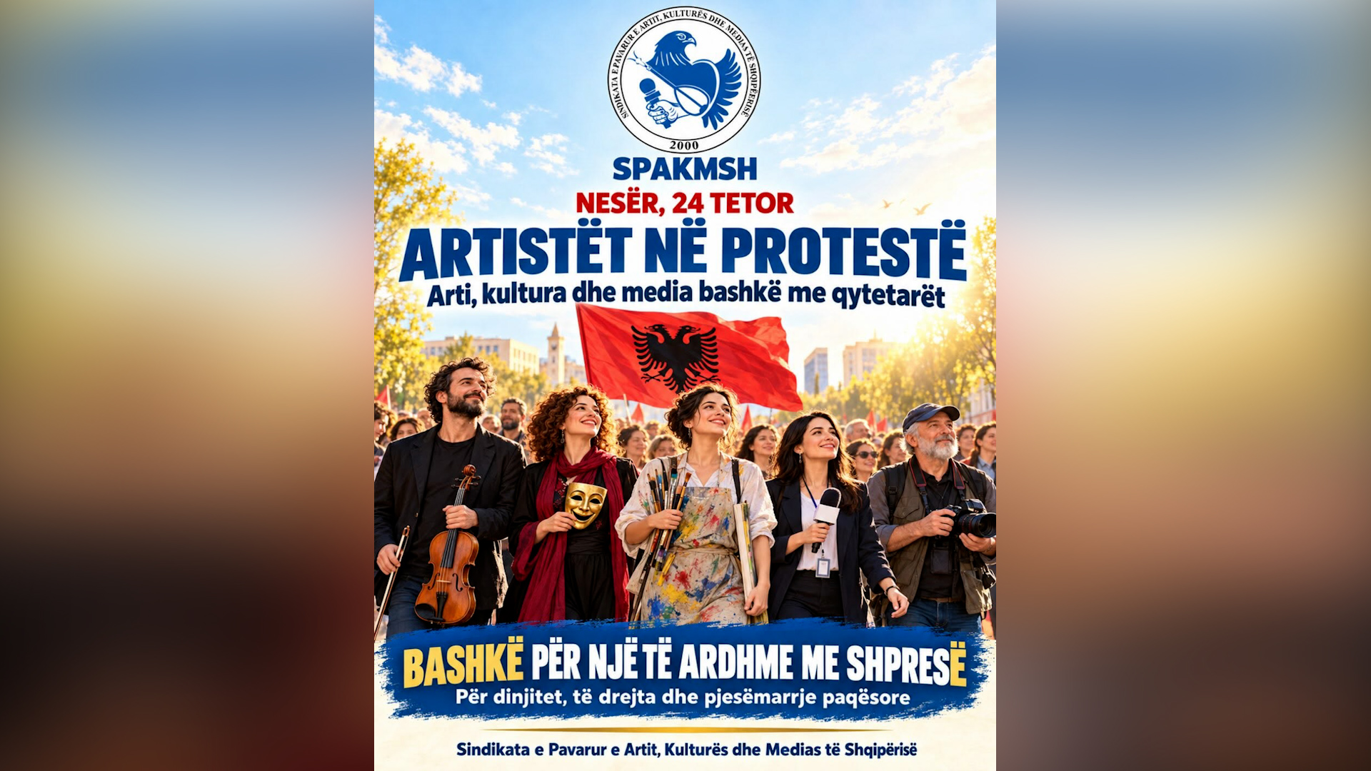Foto nga burimi: Jo vetëm pedagogë, mjekë dhe biznese! Edhe sindikata e artistëve i bashkohet protestës së studentëve: Nesër në orën 11:00 para Kryeministrisë