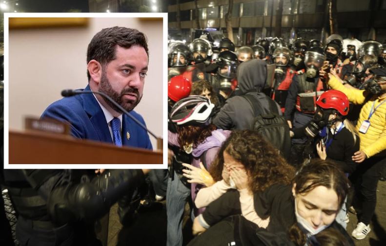 Foto nga burimi: Protestat në Shqipëri/ Kongresmeni amerikan Mike Lawler thirrje qeverisë Rama: Ulni tensionet dhe ndaloni menjëherë përdorimin e forcës ndaj protestuesve!