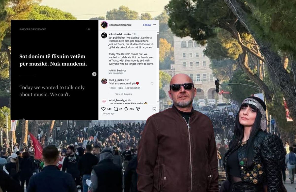  Ndryshimi kërkon guxim dhe frymëzim   Grupi i njohur muzikor   Shkodra Elektronike  në mbështetje të    