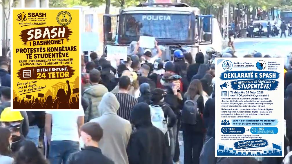 Protesta kombëtare e studentëve  Dy sindikata të arsimit bashkohen në tubimin e nesërm  Në orën 11 00 para Kryeministrisë  më    