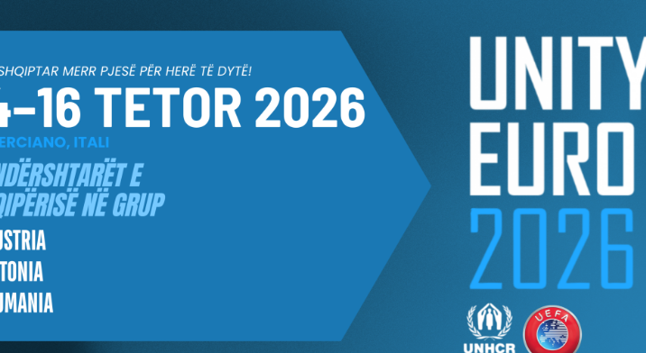 Shqipëria merr pjesë për herë të dytë në turneun e futbollit  Unity EURO Cup 2026  që zhvillohet në Itali