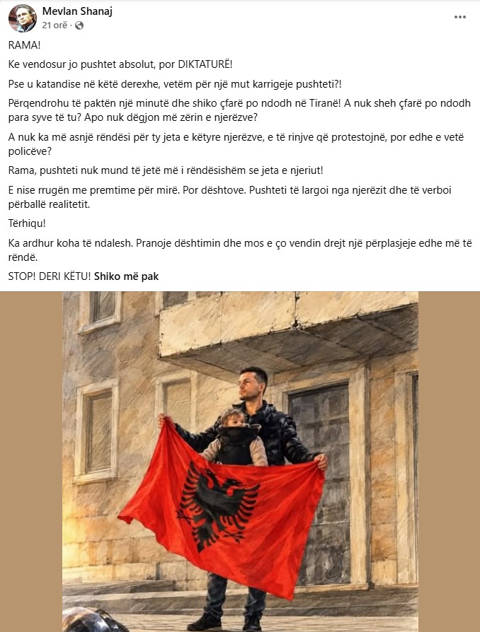 Mevlan Shanaj Postimi