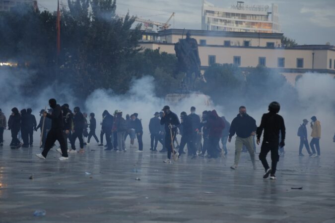 Protest 24 October Police Protester Clashes Student Protest 21