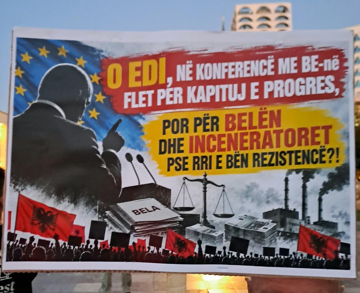 FOTOLAJM  Protesta e 124 të kundër qeverisë   Përgjegjësia jote nuk mbaron me fjalim  për çdo hajdutëri do të ketë dënim   