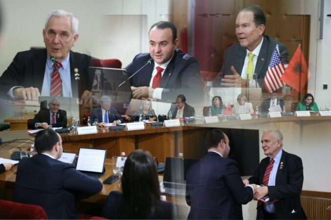 Balliu takon delegacionin e Kongresit të SHBA-së, dorëzon dosjen me prova për krimin e organizuar, SHISH-in dhe çështjen KAYO