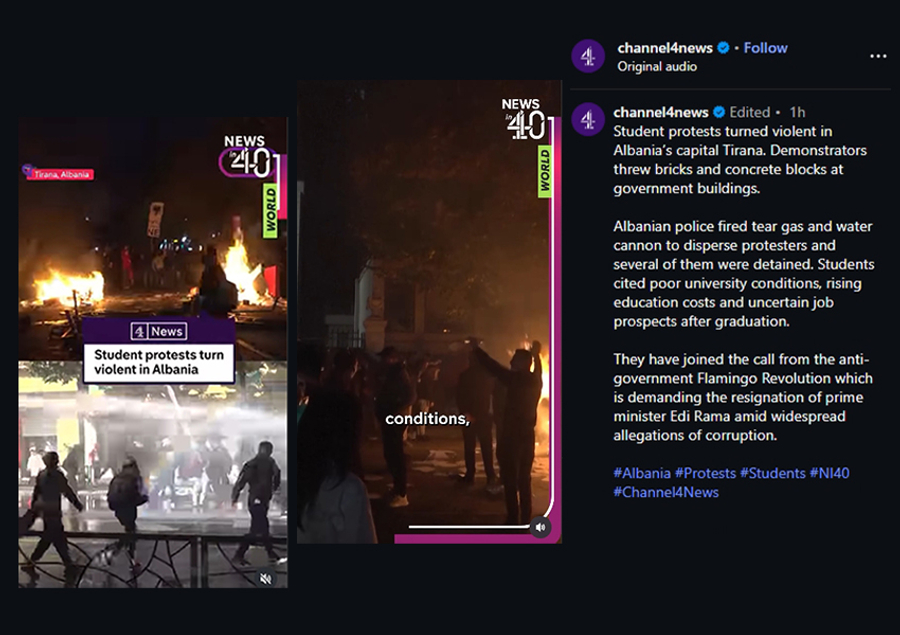 Media britanike i bën jehonë revoltës në Tiranë: Protestat studentore në Shqipëri përshkallëzohen, kërkohet dorëheqja e kryeministrit