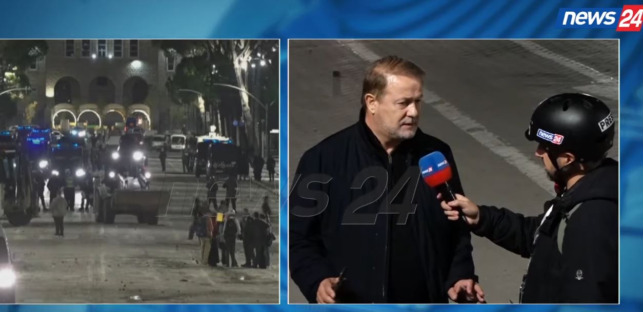 u-perplas-me-police-qe-e-sulmuan-me-sprej-komandanti-i-shqiponjave-bandit-me-uniforme-do-te-bej-kallezim-gjin-gjoni-sp
