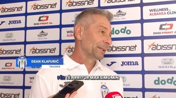 Tirana  trajneri pas derbit  Treguam veten  merituam suksesin
