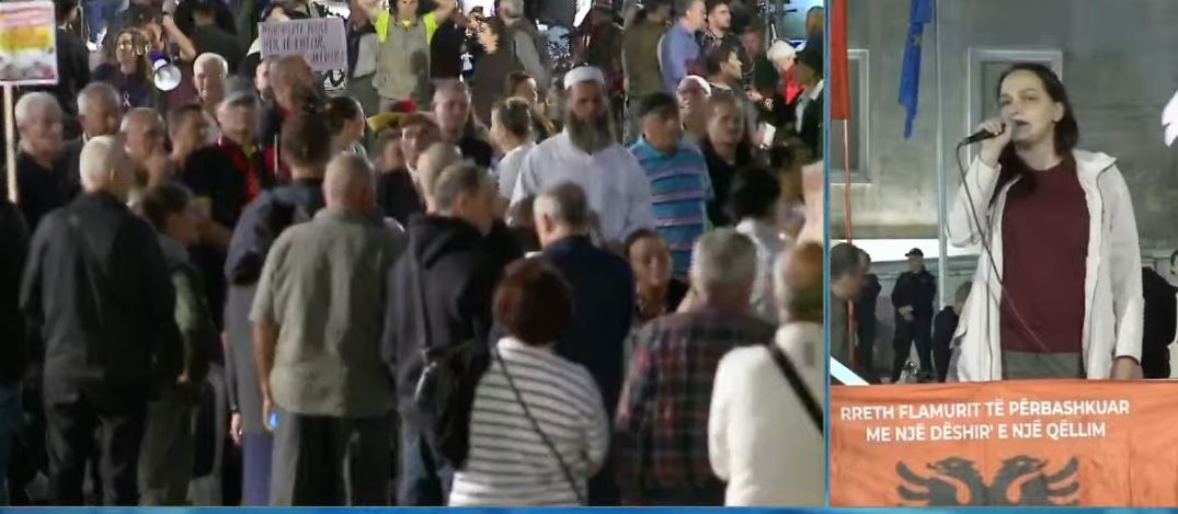  Ndërkombëtarët e dinë që poshtë zyrës së Ramës protestohet çdo ditë   Aktivistja  Luçiana Kokaj  Siguria kombëtare ka rënë  p   