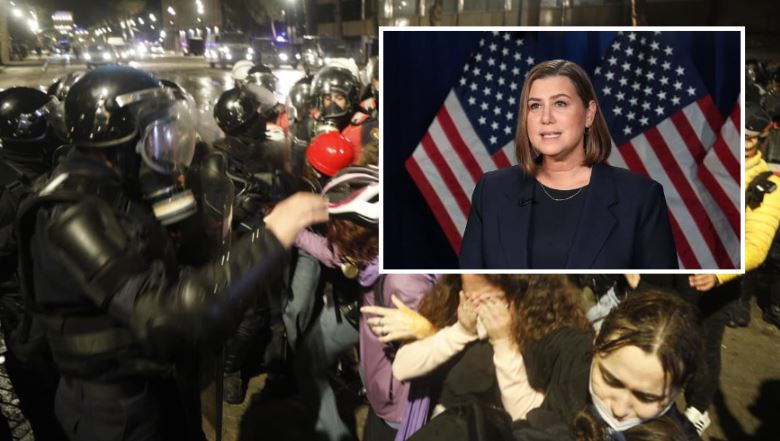 Foto nga burimi: Reagim i fortë nga SHBA! Senatorja Elissa Slotkin: Të ndalet dhuna në Shqipëri! Qeveria ka detyrim të mbrojë protestuesit nga dhuna e tepruar dhe të luftojë korrupsionin!