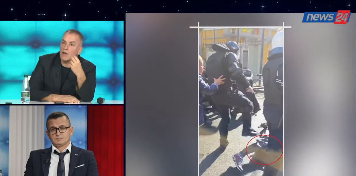 Dhuna policore ndaj studentëve gjatë protestës  Pedagogu  Klementin Mile  Është komplet barbare  policia nuk është treguar pro   