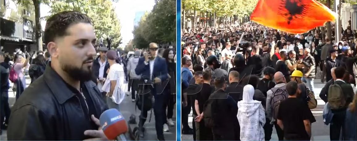 Foto nga burimi: Studenti falënderon pedagogët nga protesta para Ministrisë së Arsimit: Kemi nevojë për ndryshim dhe frymë të re!