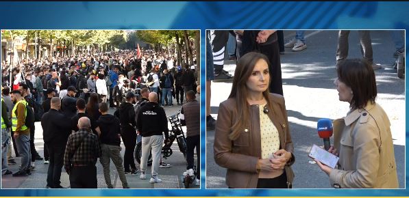  Shqiptarët të mbrojnë fëmijet e tyre    Tabaku nga protesta  Ka pasur sjellje çnjerëzore ndaj protestuesve  Rama    