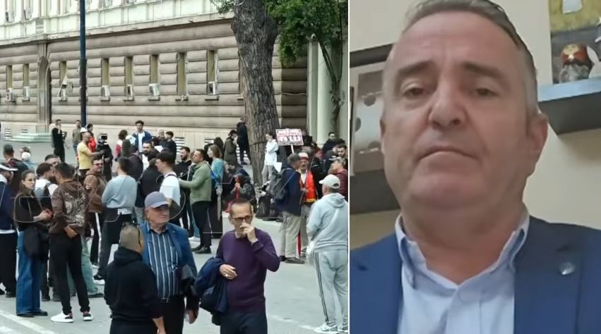 Foto nga burimi: “Ftesa e Ramës për dialog është kurth”, Kreu i Sindikatës së Punonjësve të Universiteteve, Kovaçi: U përdorën plumba gome ndaj profesorëve!