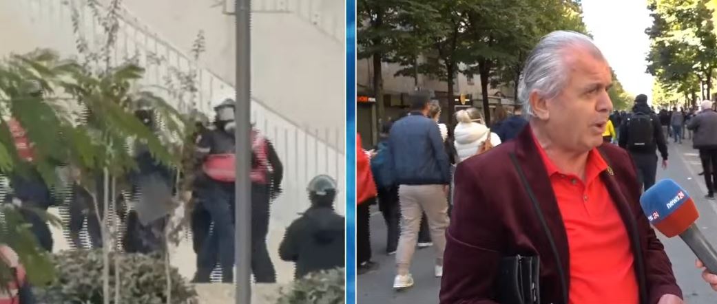  8 policë i janë vërsulur te Piramida    Dhunimi brutal i shtetasit amerikan në protestë  flet avokati për News24    